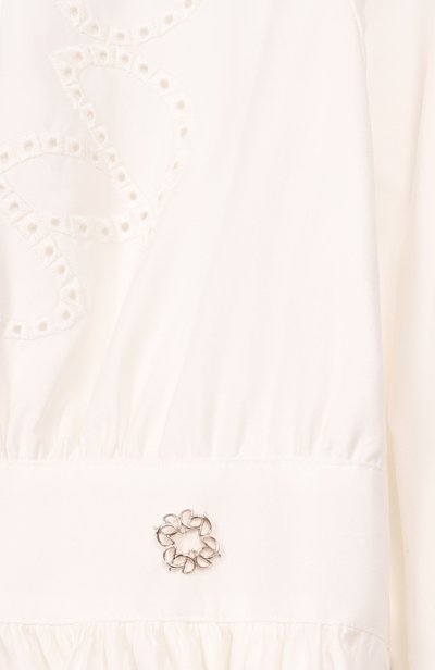 Хлопковое платье ELIE SAAB JUNIOR, арт. EFAB127 MX/TS0724RIC06, фото 3
