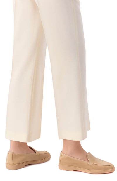 Замшевые лоферы SANTONI, арт. WUYG72027FAIN0RB, фото 2