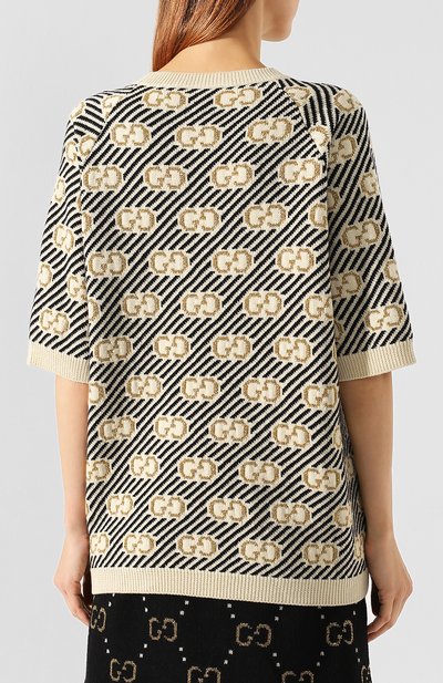 Шерстяной пуловер GUCCI, арт. 574208/XKASE, фото 4