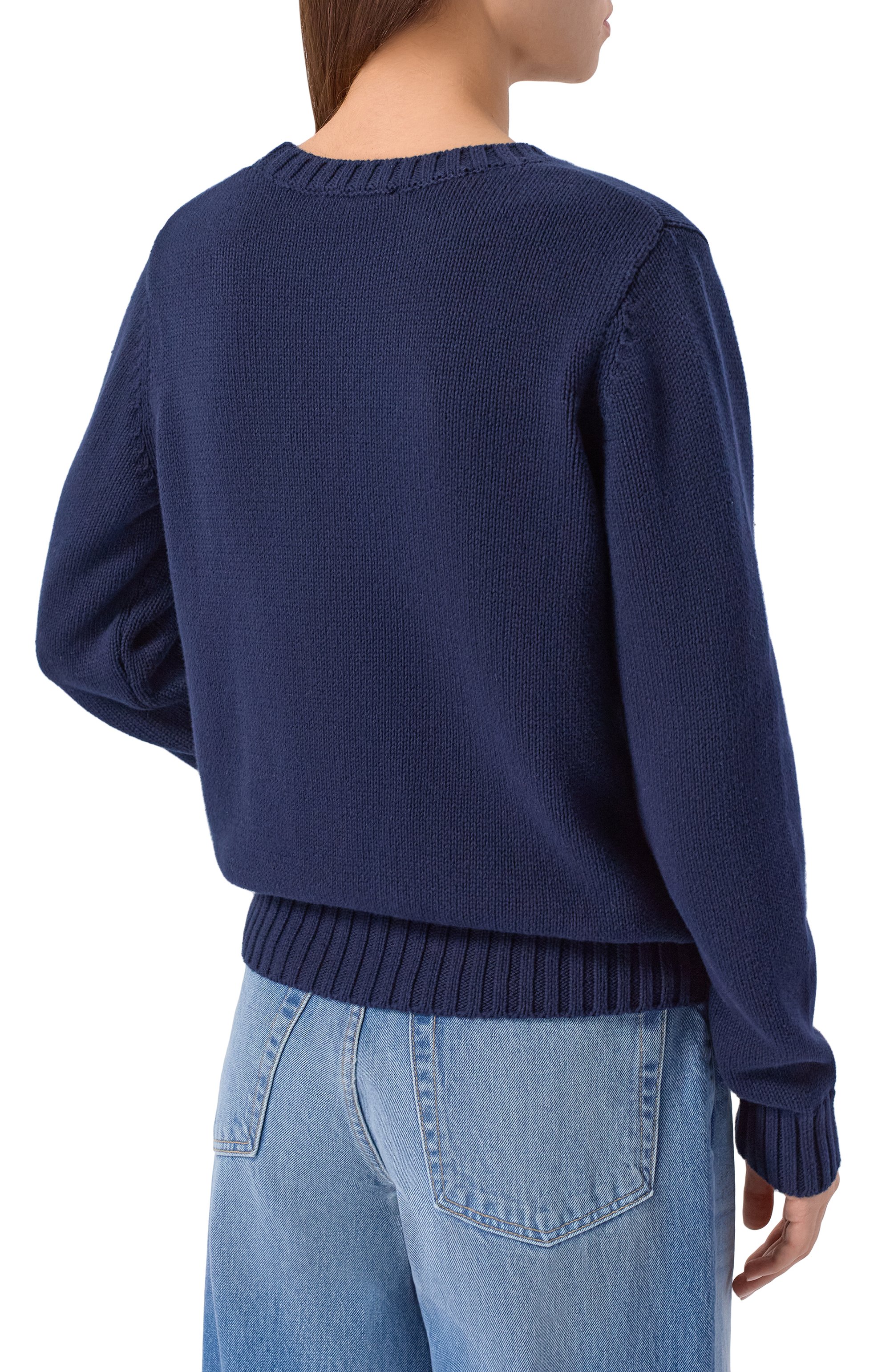 Хлопковый свитер SPORTY AND RICH, арт. WS06565245BL106, фото 4