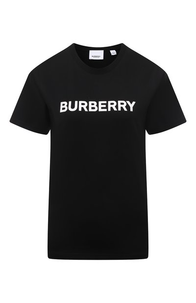 Женская хлопковая футболка BURBERRY, арт. 8055251A1189