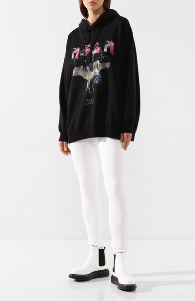 Хлопковое худи MSGM, арт. 2842MDM288 207499, фото 2
