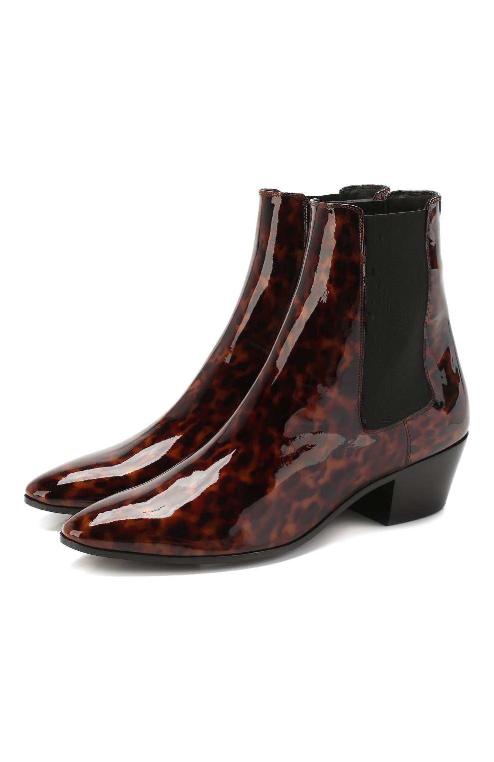 Кожаные ботинки west SAINT LAURENT, арт. 606602/1QX00, фото 1