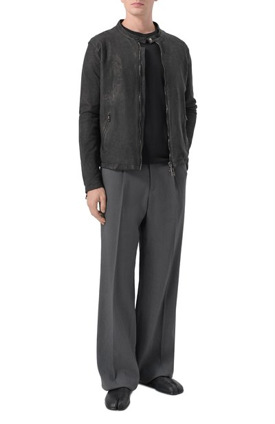 Мужские брюки изо льна и вискозы DRIES VAN NOTEN, арт. 020900/3237