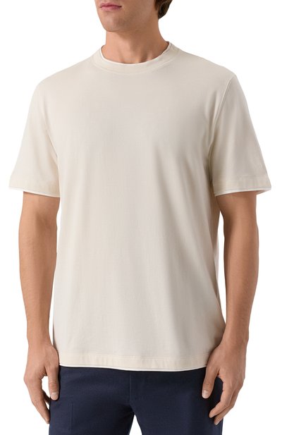 Хлопковая футболка BRUNELLO CUCINELLI, арт. M0B137427, фото 3