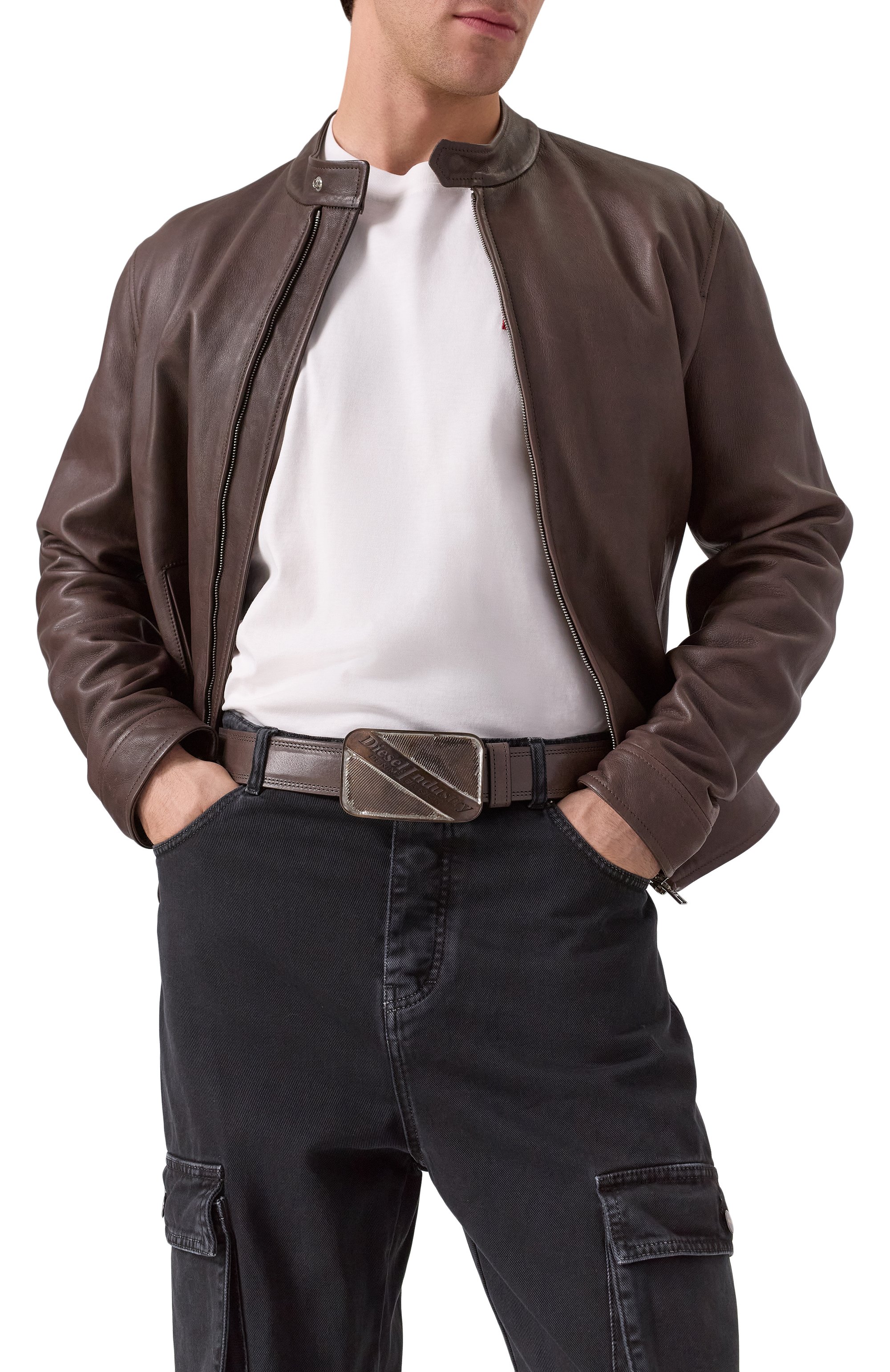 Кожаный ремень DIESEL, арт. X10374/PR666, фото 2