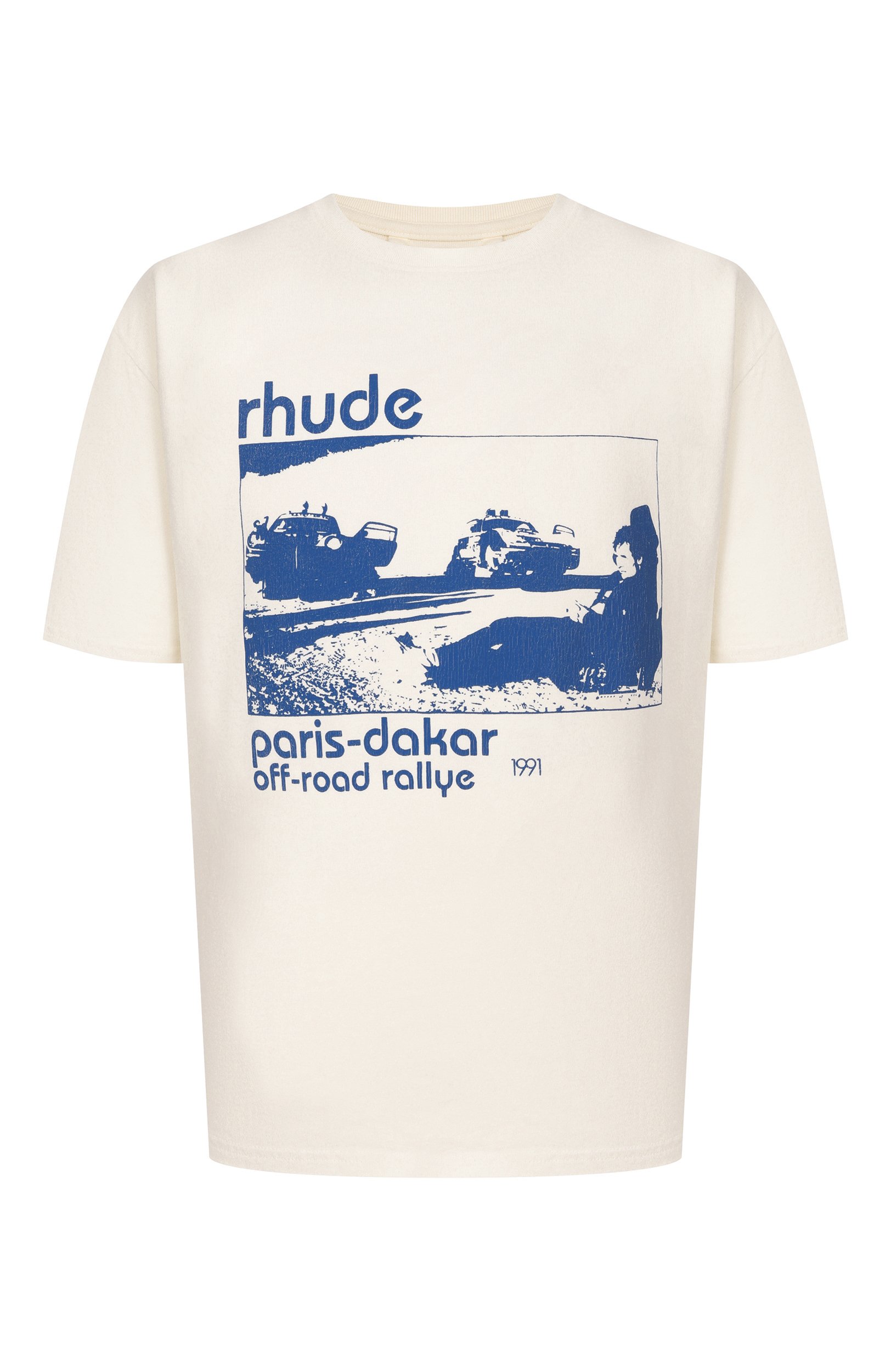 Х лопковая футболка RHUDE, арт. RHFW26TT05012, фото 1