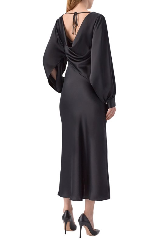 Атласное платье HUGO 50552970 Чёрный  50552970 Фото 3