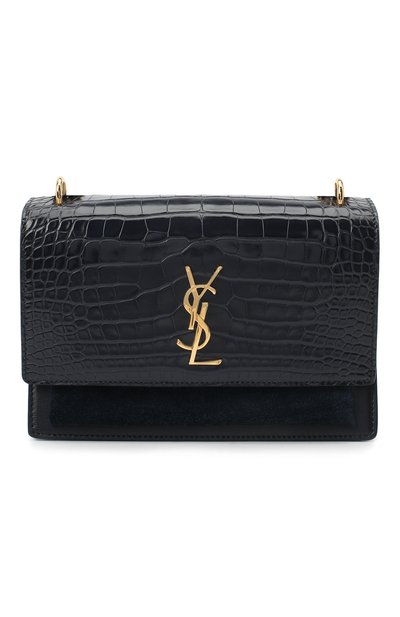 Сумка sunset из кожи крокодила SAINT LAURENT, арт. 442906/LVK2K, фото 1