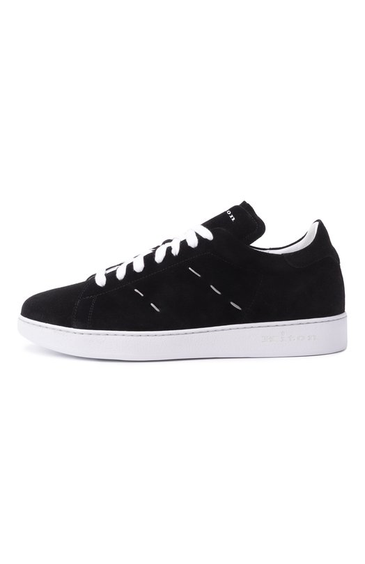 Замшевые кеды Kiton USSA068N0130204 Чёрный  USSA068N0130204 Фото 4
