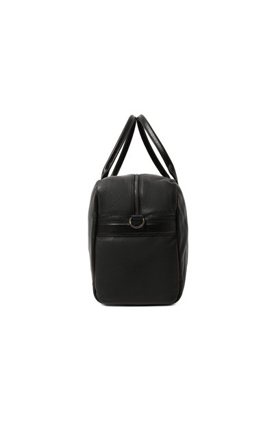 Кожаная дорожная сумка DOUCAL'S черного цвета по цене 69500 руб., арт. DB0004--04UF9720N00, фото 4 Кожаная дорожная сумка DOUCAL'S, арт. DB0004--04UF9720N00, фото 4