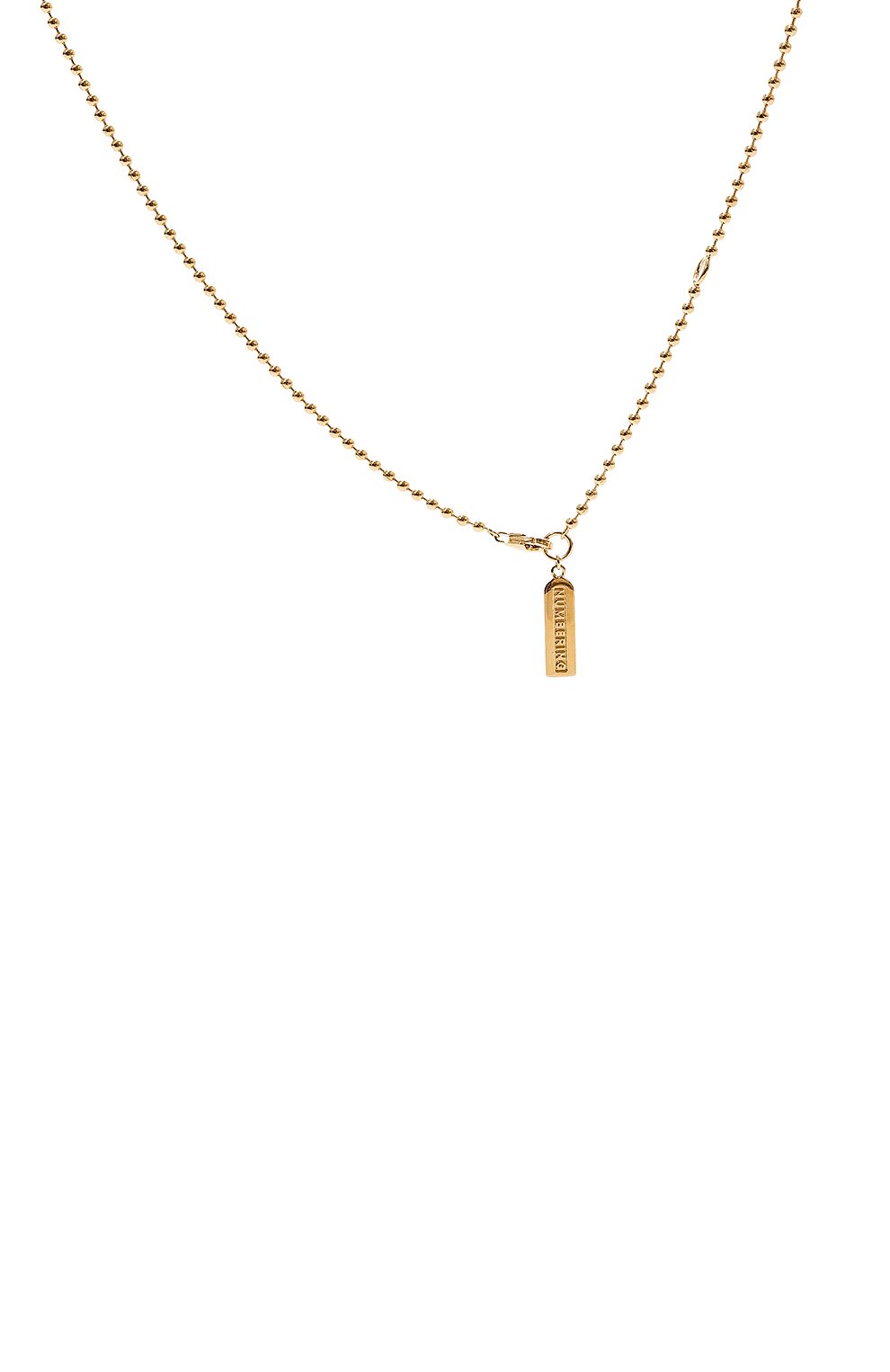 Подвеска на цепочке NUMBERING, арт. 7714/G0LD, фото 4