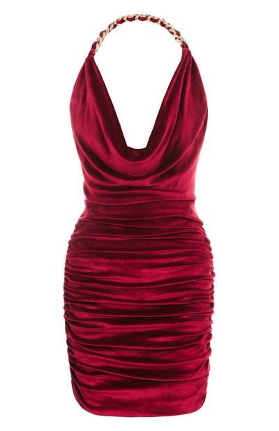 Бархатное платье BALMAIN, арт. FF1R5112/JC64, фото 1