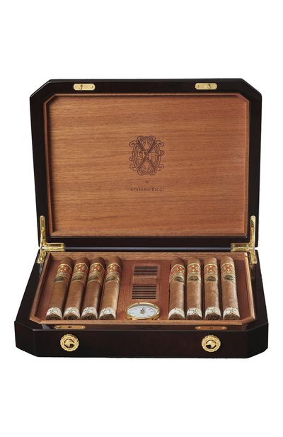 Дорожный хьюмидор на 8 сигар STEFANO RICCI, арт. XBSG08MP02/BRW001, фото 2