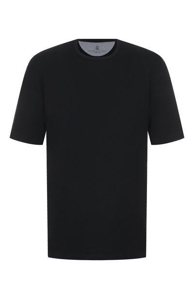 Мужская футболка из вискозы и хлопка BRUNELLO CUCINELLI, арт. MR8061336W