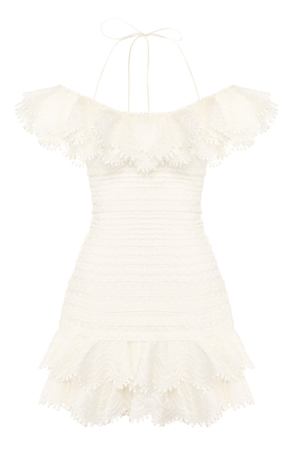 Платье из смеси льна и шелка ZIMMERMANN, арт. 7724DSUP, фото 1