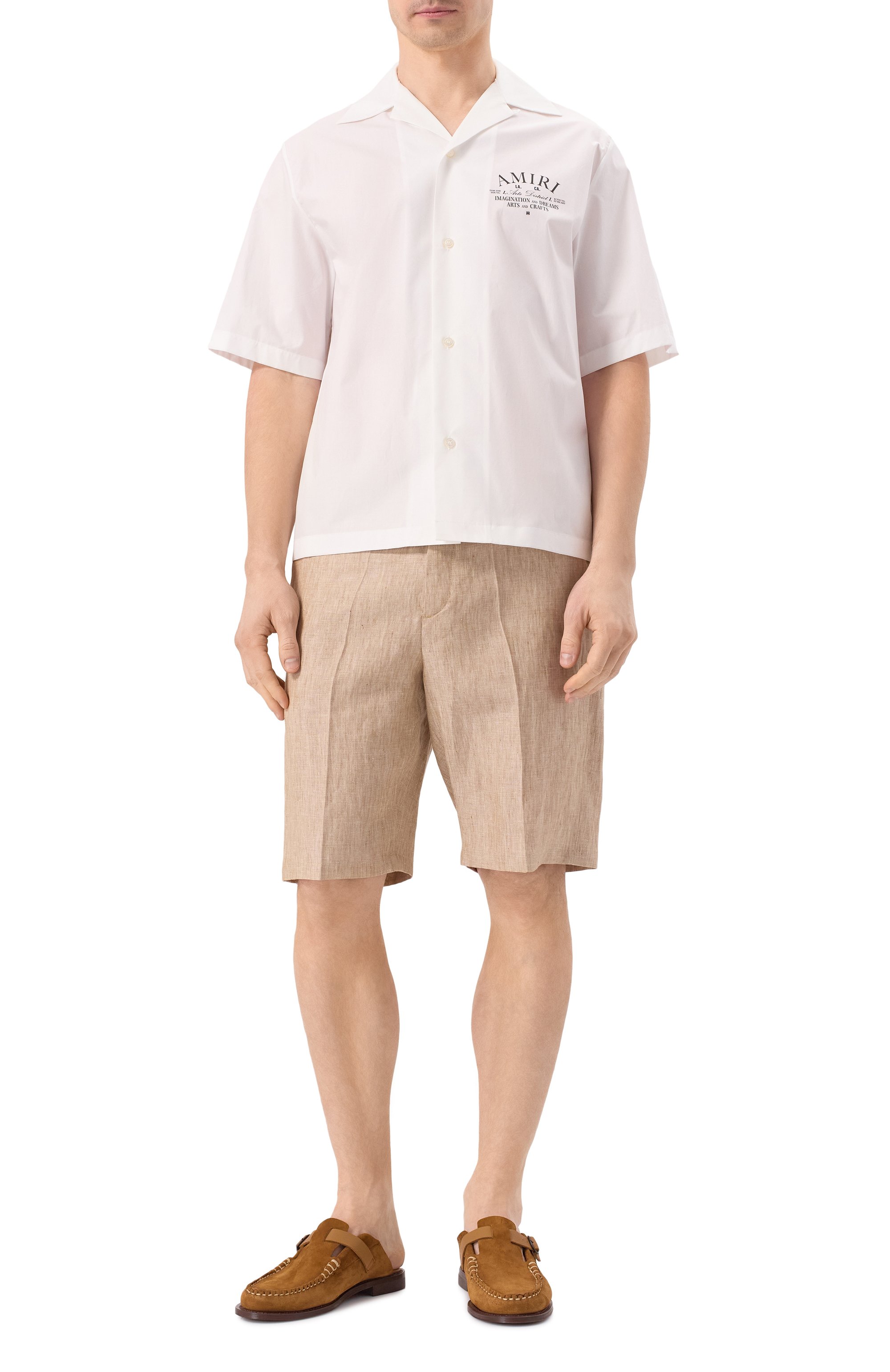 Льняные шорты 120% LINO, арт. 32AL2M29DB/G147/700, фото 2