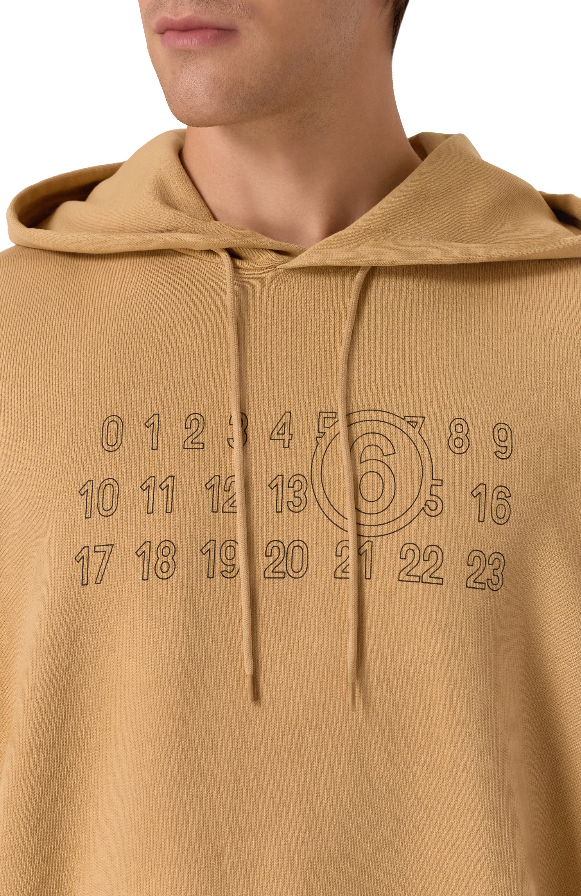 Хлопковое худи MM6, арт. SH0GU0035/M25025, фото 5