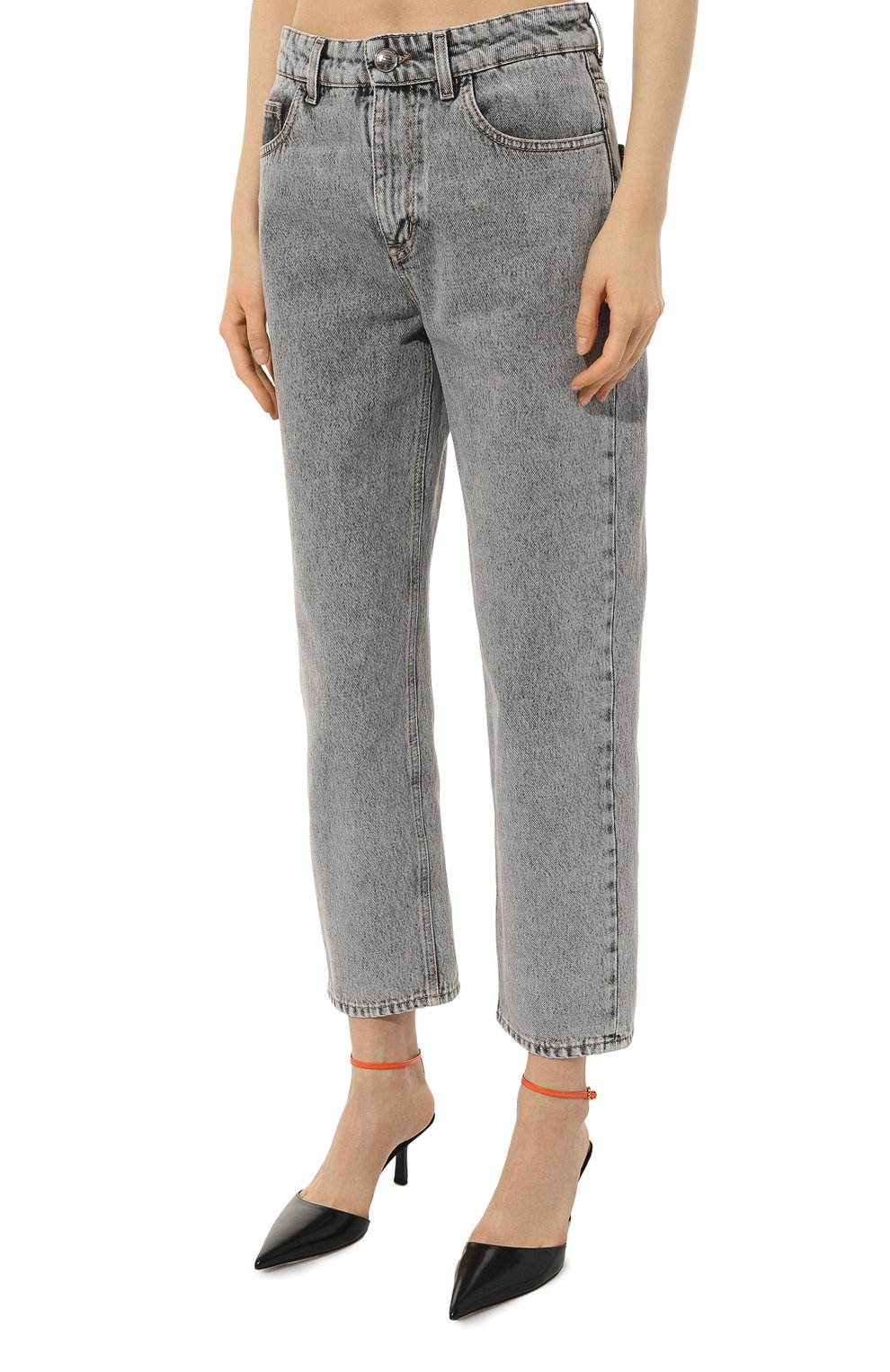 Джинсы MOORER серого цвета по цене 89950 руб., арт. PH0EBE-120 W. BR/M0D5T100009-TEPAE79, фото 3 Джинсы MOORER, арт. PH0EBE-120 W. BR/M0D5T100009-TEPAE79, фото 3