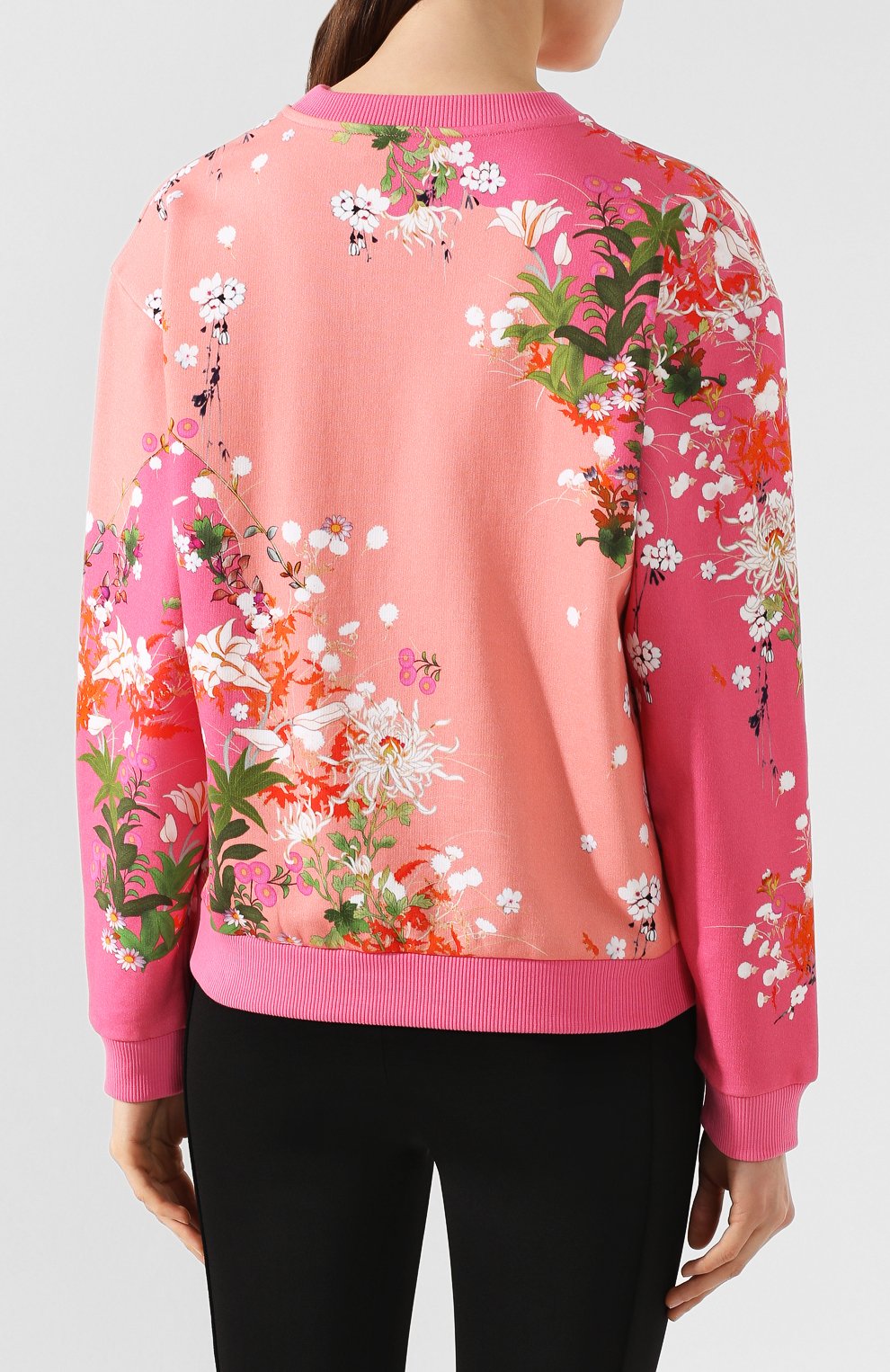 Хлопковый свитшот GIVENCHY розового цвета по цене 73400 руб., арт. BW70013Z34, фото 4 Хлопковый свитшот GIVENCHY, арт. BW70013Z34, фото 4