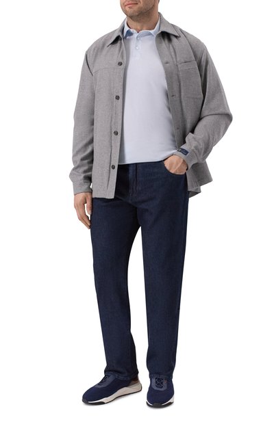 Поло из хлопка и лиоцелла PAUL&SHARK, арт. 26411253_001, фото 2