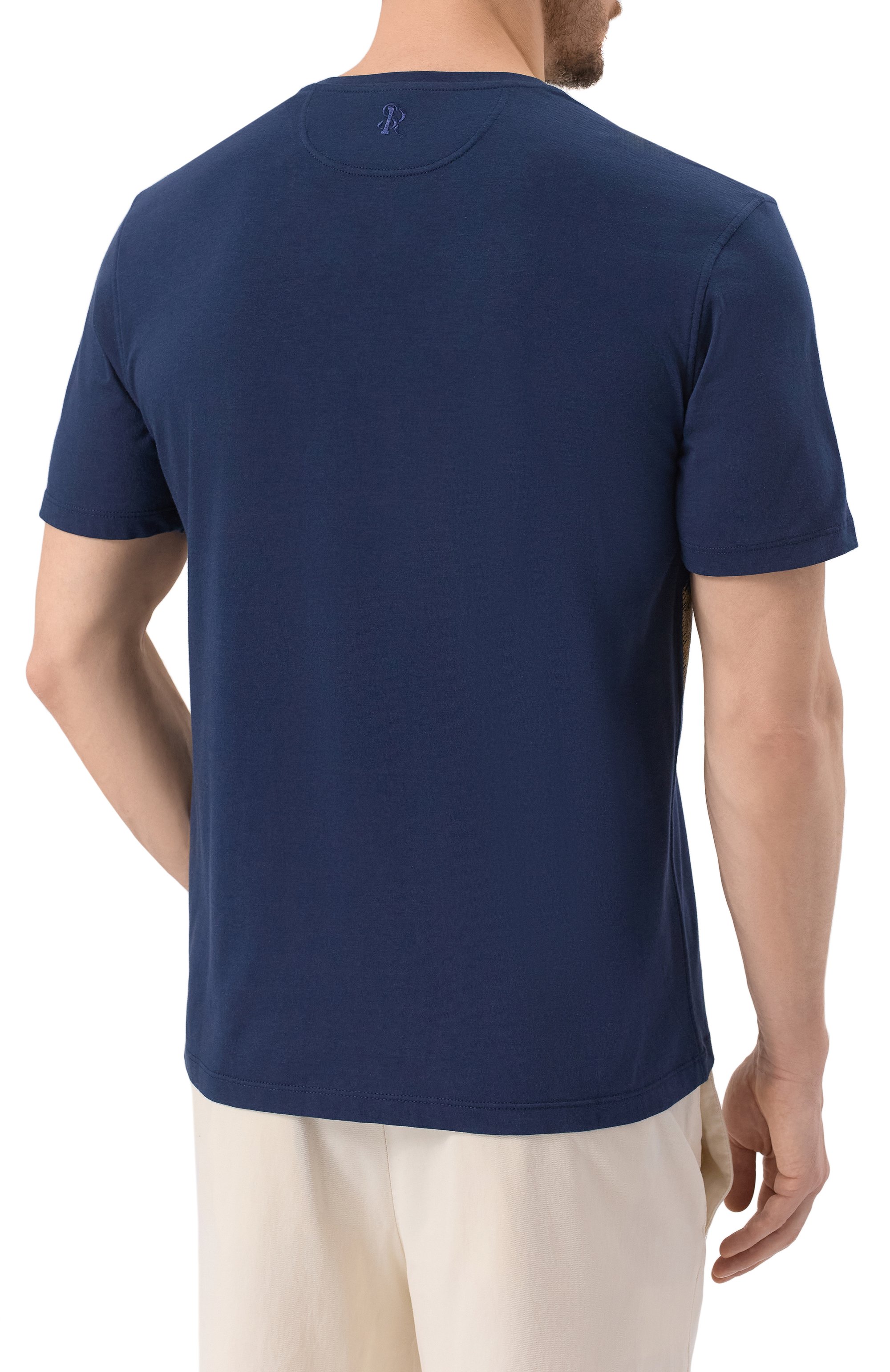 Футболка STEFANO RICCI темно-синего цвета по цене 110000 руб., арт. MNH5204450/803, фото 4 Футболка STEFANO RICCI, арт. MNH5204450/803, фото 4