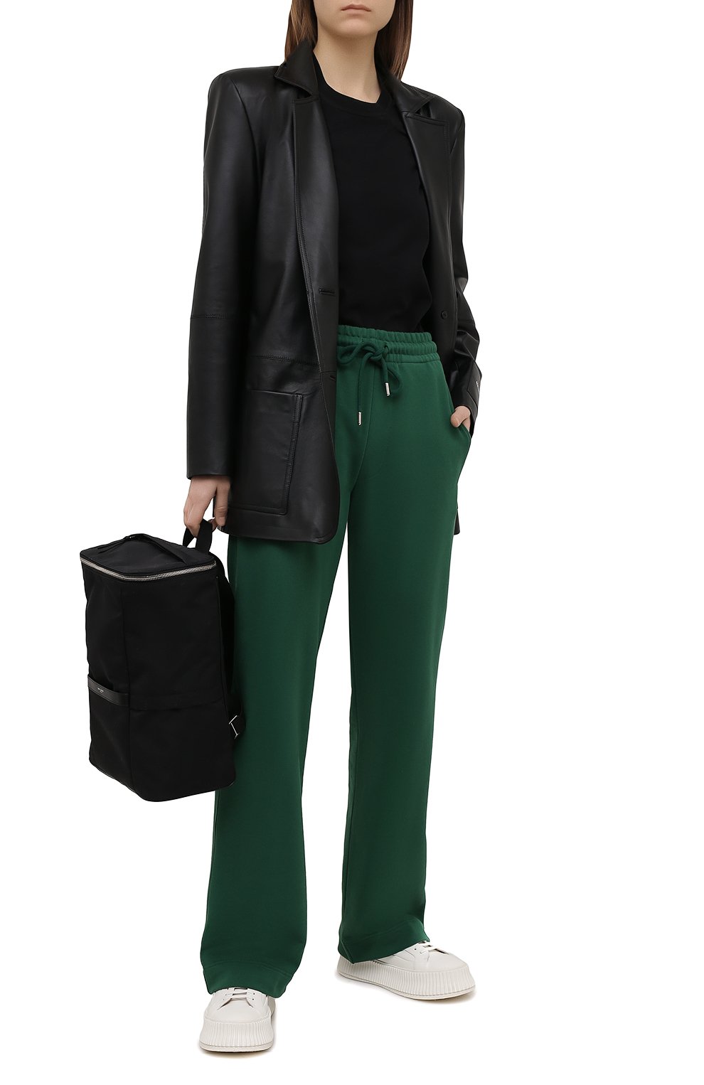 Хлопковые брюки DRIES VAN NOTEN зеленого цвета по цене 31700 руб., арт. 211-11164-2629, фото 2 Хлопковые брюки DRIES VAN NOTEN, арт. 211-11164-2629, фото 2