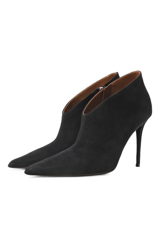 Замшевые ботильоны Cluedo 105 Giuseppe Zanotti Design I570003 Чёрный I570003
