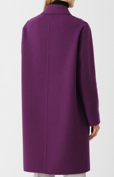 Однотонное кашемировое пальто с накладными карманами BOTTEGA VENETA, арт. 498952/VD0D2, фото 4