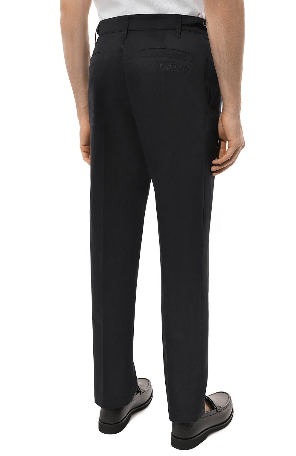 Хлопковые брюки VERSACE, арт. 1010583/1A01718, фото 4