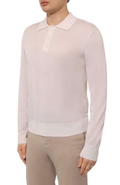 Поло из кашемира и шелка CORNELIANI, арт. 93M539-9325129, фото 3