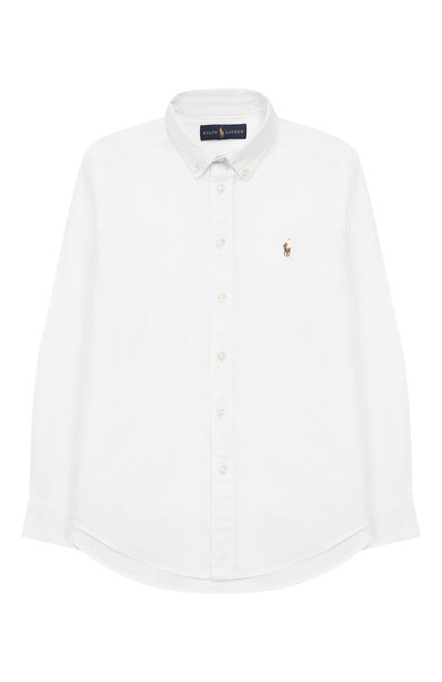 Рубашка из хлопка и льна RALPH LAUREN, арт. 323737246