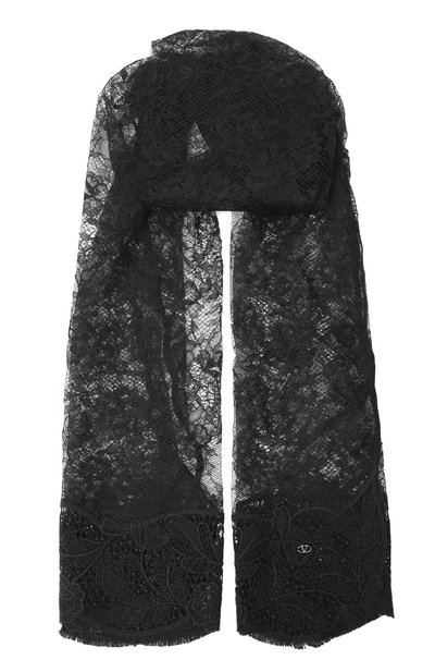 Женский шарф из шелка и шерсти VALENTINO, арт. 5W0ED007/BUZ