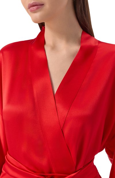 Шелковый халат CARINE GILSON, арт. EL0928DS, фото 5