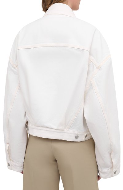 Джинсовая куртка ACNE STUDIOS белого цвета по цене 42550 руб., арт. A90354, фото 4 Джинсовая куртка ACNE STUDIOS, арт. A90354, фото 4