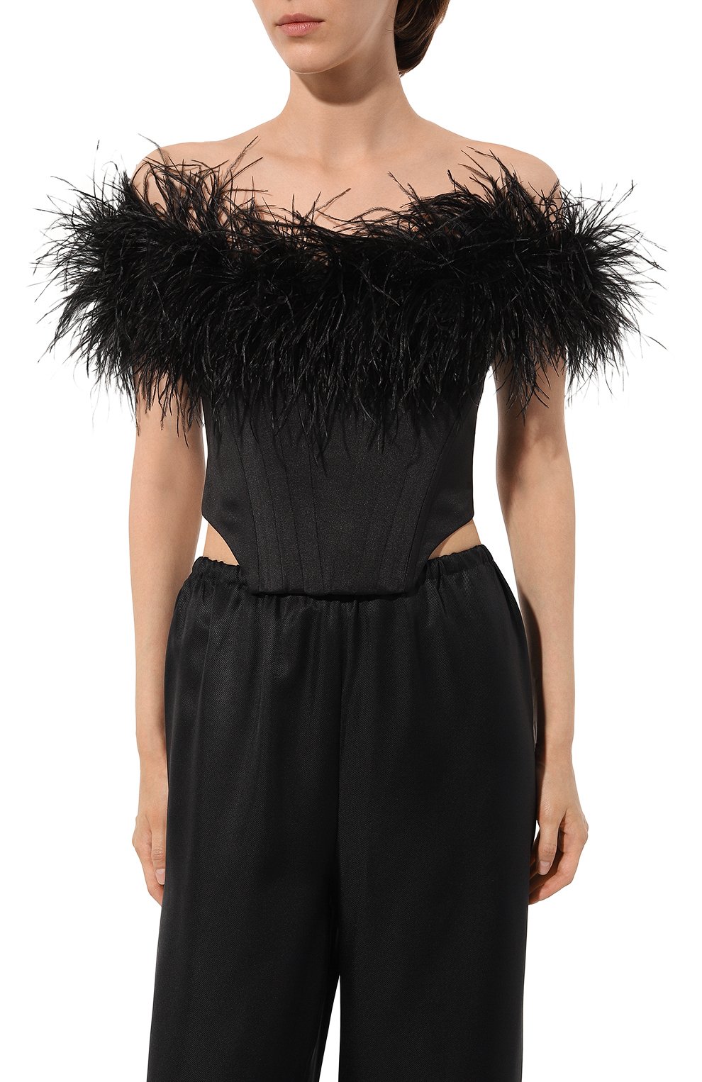 Корсет с отделкой перьями ALINE, арт. AL080605, фото 3