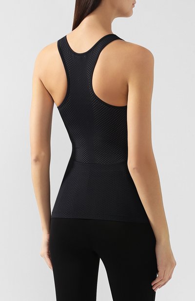 Топ с перфорированием VERSACE черного цвета по цене 21050 руб., арт. AUD01036/AN00179, фото 4 Топ с перфорированием VERSACE, арт. AUD01036/AN00179, фото 4