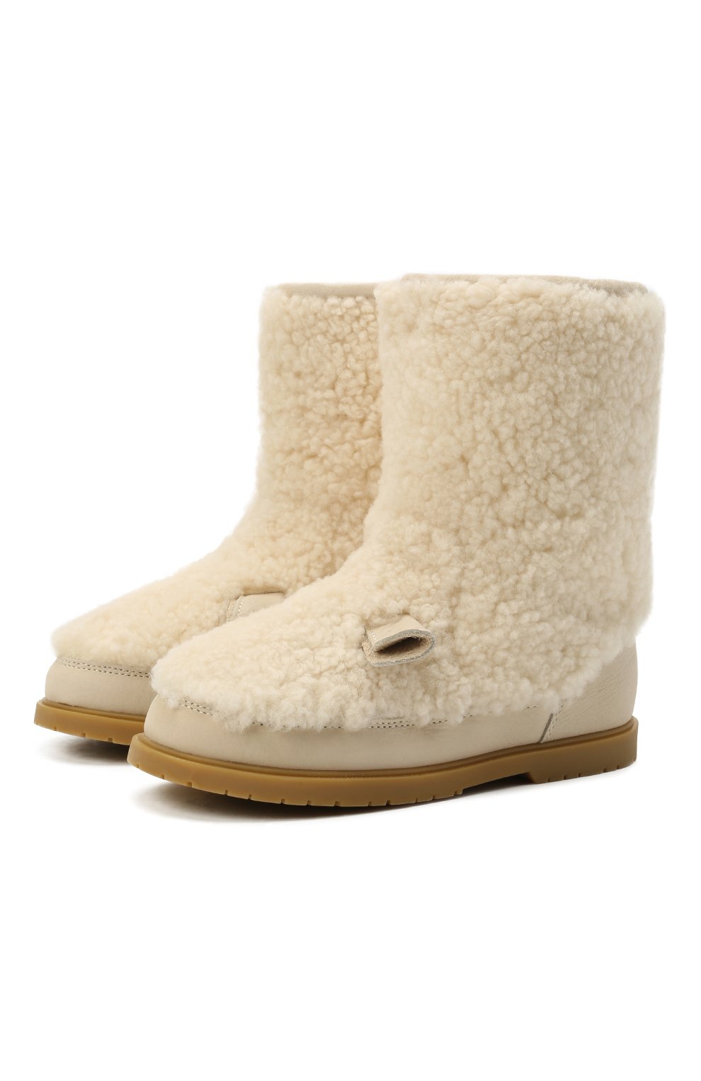 Кожаные сапоги с меховой отделкой DONSJE AMSTERDAM, арт. 2017903-CS011/29-33, фото 1