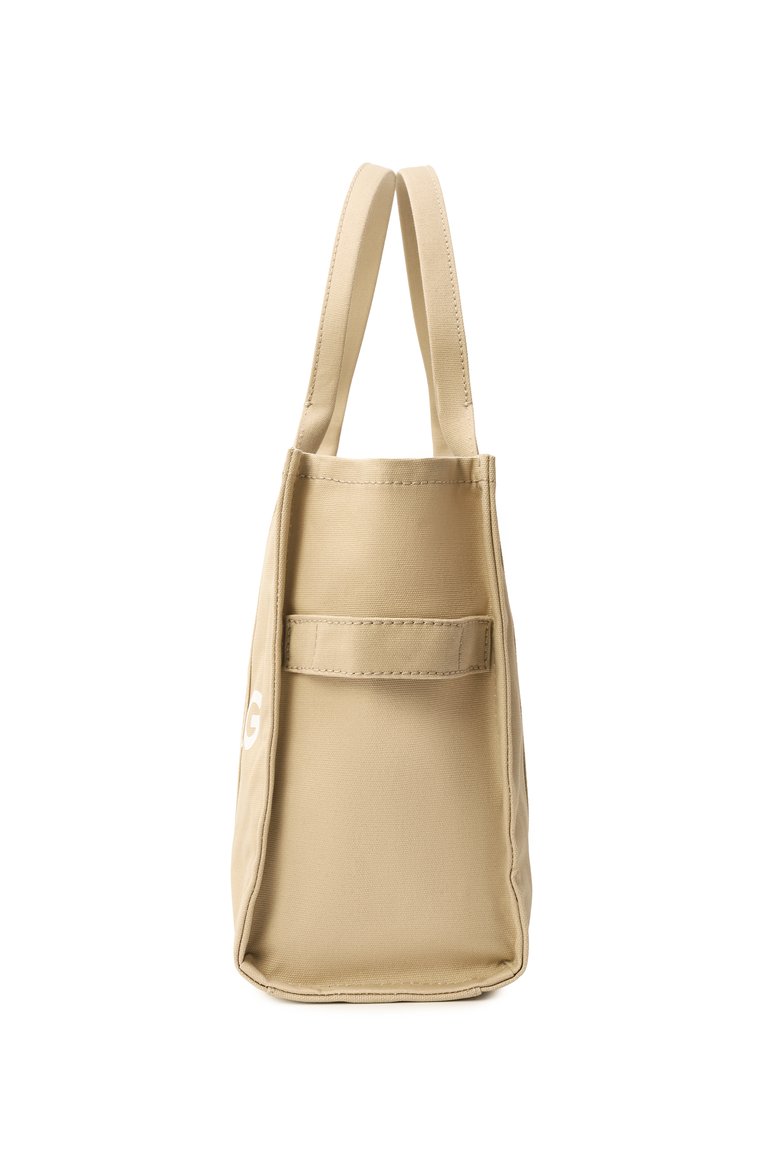 Женская сумка the tote bag large MARC JACOBS (THE) бежевого цвета, арт. M0016156 | Фото 4 (Материал: Текстиль; Размер: large; Сумки-технические: Сумки-шопперы)