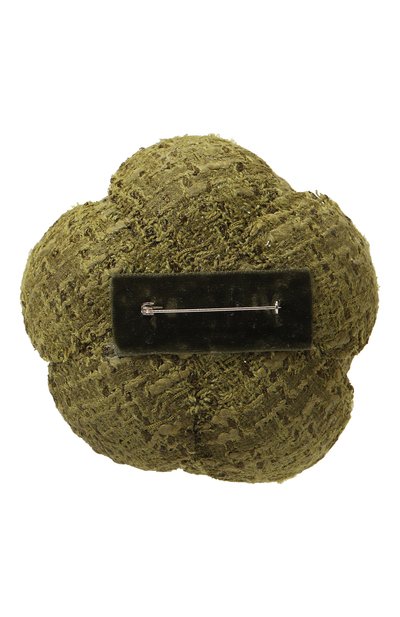 Брошь FLOWER ME хаки цвета по цене 15400 руб., арт. CMML-WL008010XL, фото 3 Брошь FLOWER ME, арт. CMML-WL008010XL, фото 3