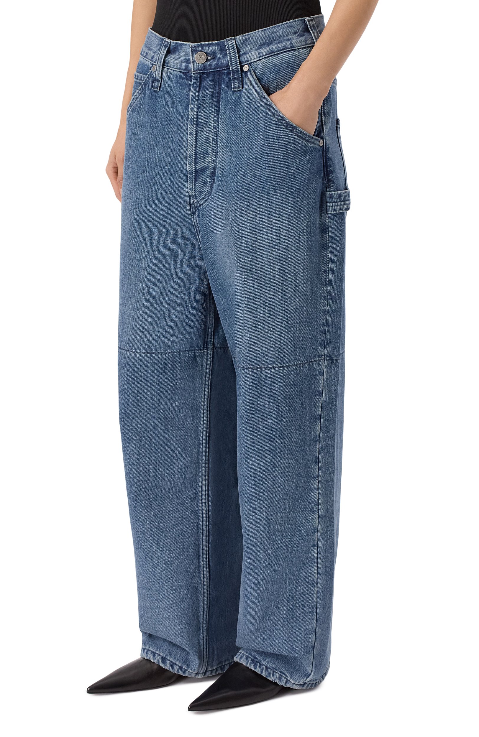 Джинсы all eyez 495 DENIM синего цвета по цене 16000 руб., арт. 949523/JU3B, фото 3 Джинсы all eyez 495 DENIM, арт. 949523/JU3B, фото 3