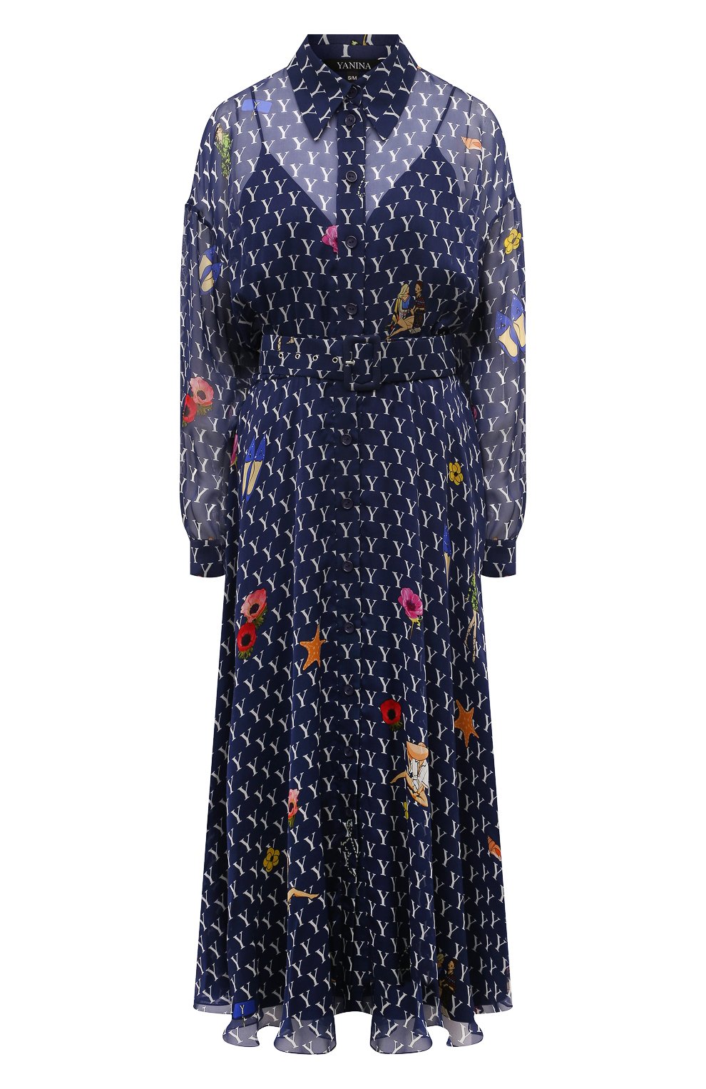 Шелковое платье YANINA, арт. T-2495A, фото 1