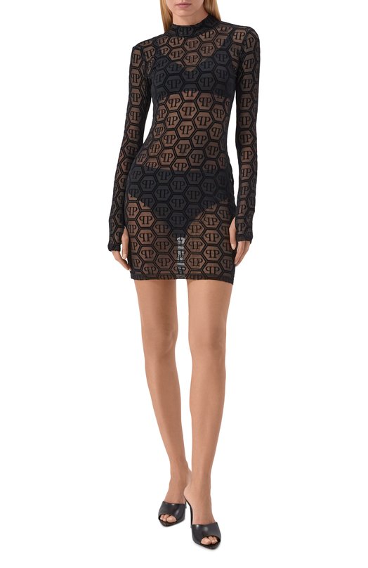 Платье Philipp Plein SAFC WRG3448 PTE003N Чёрный  SAFC WRG3448 PTE003N Фото 2