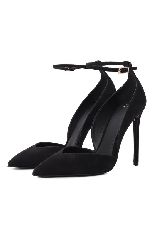 Замшевые туфли Camilla 110 Alevi Milano L26S4002.U.0879997/SUEDE Чёрный L26S4002.U.0879997/SUEDE