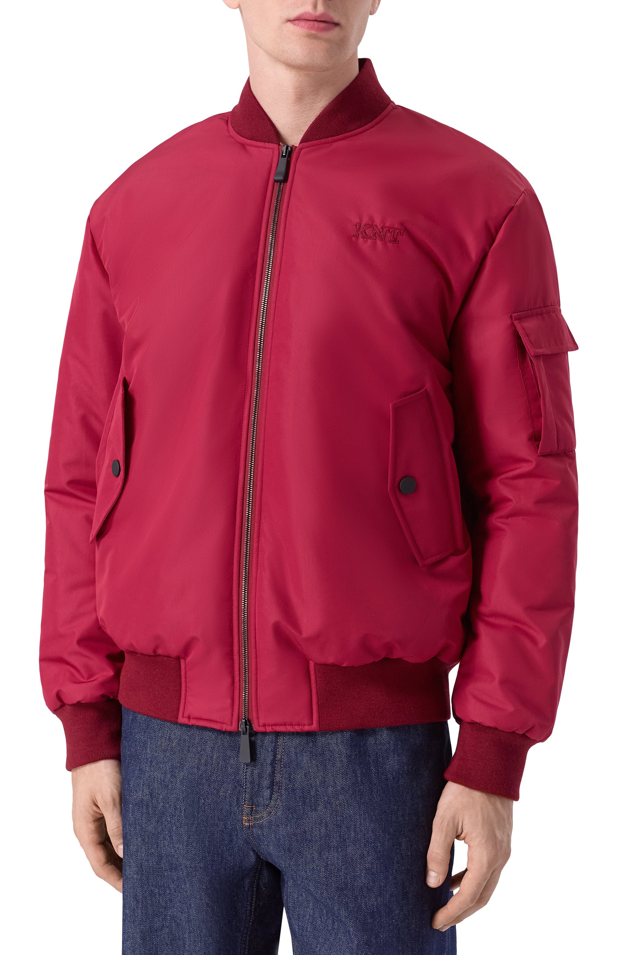 Бомбер KITON бордового цвета по цене 273000 руб., арт. UGK136MK0235H04, фото 3 Бомбер KITON, арт. UGK136MK0235H04, фото 3