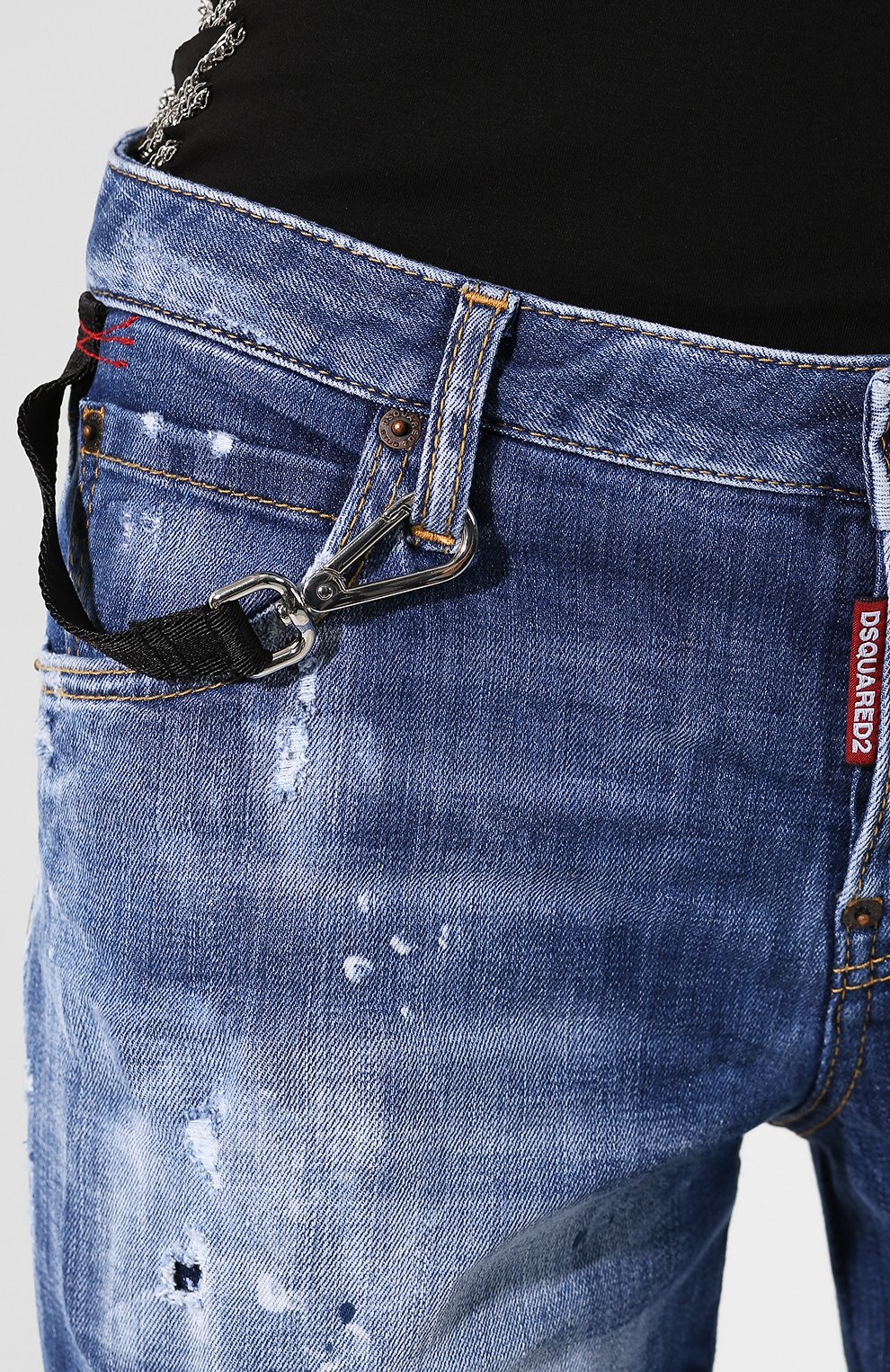 Джинсы с потертостями DSQUARED2, арт. S75LB0133/S30342, фото 5