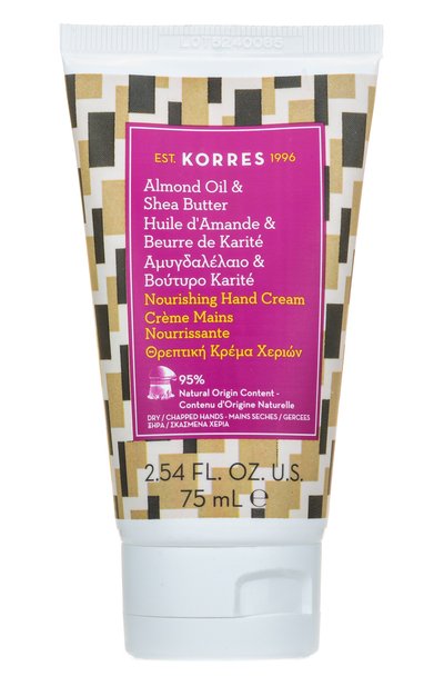 Женского питательный крем для рук с органическим миндальным маслом и маслом ши (75ml) KORRES, арт. 5203069056338