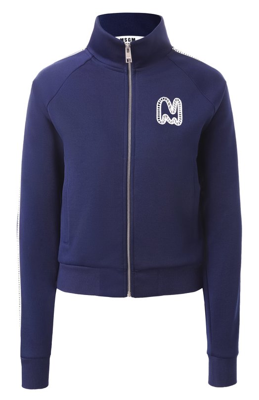 Хлопковая толстовка MSGM 3841MDM136/257267 Синий 3841MDM136/257267