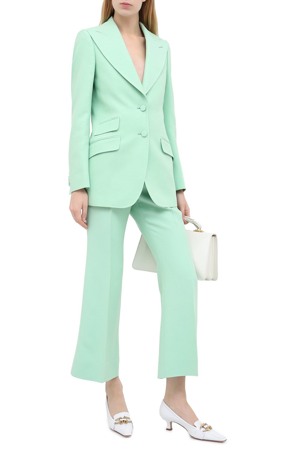 Брюки из шелка и шерсти GUCCI, арт. 632257/ZAD88, фото 2