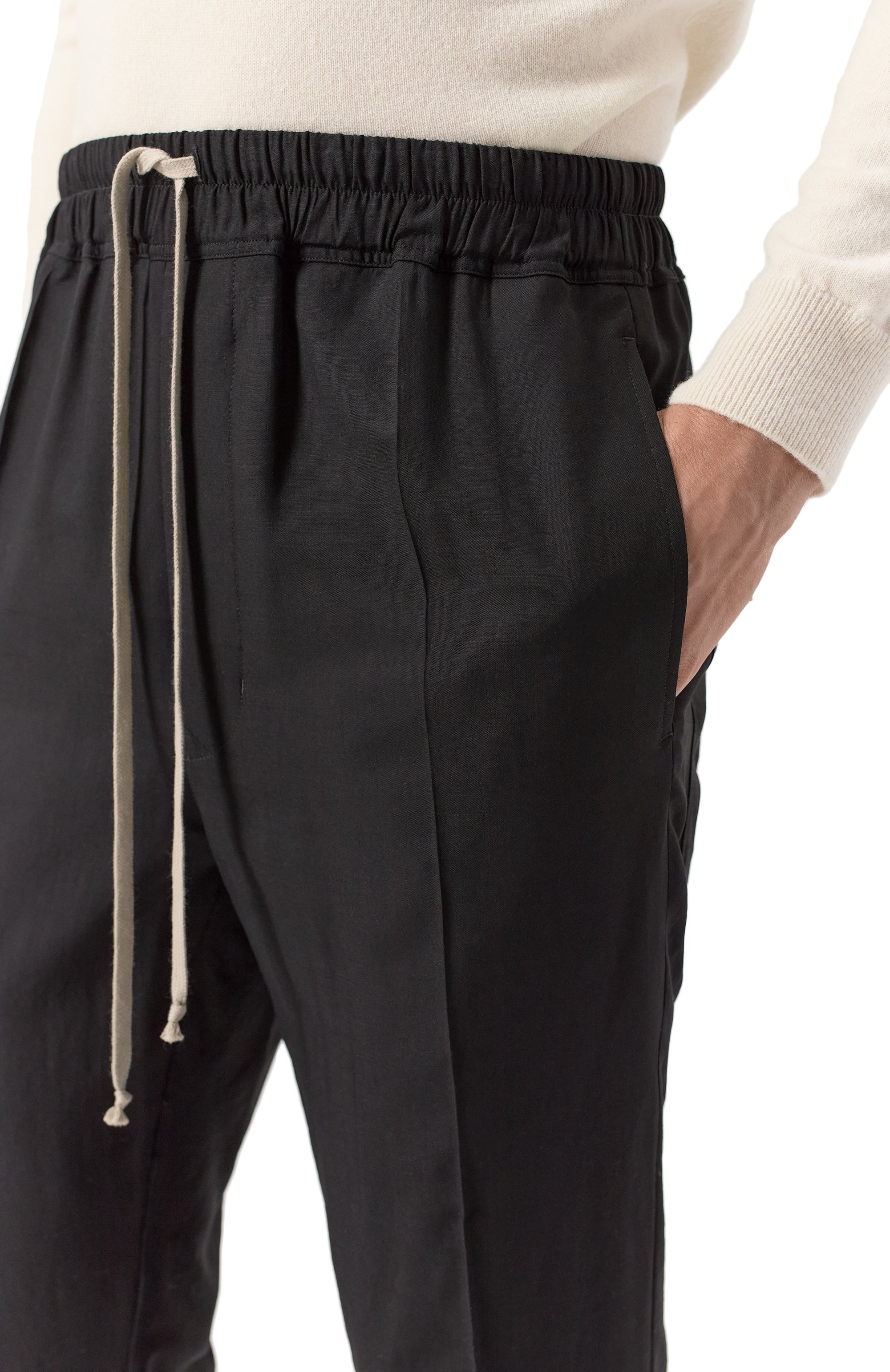 Шерстяные брюки RICK OWENS, арт. RU01E5390/WG, фото 5